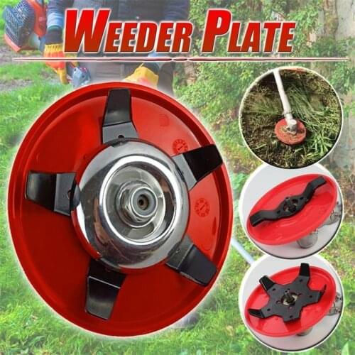 Universal Multi-Functional Trimmer Head For Lawn Mower Garden Tool Parts Brush Weed Cutter Blades Steel Hedge Grass Trimmer Head