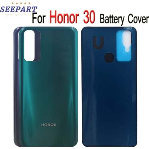 For Huawei Honor 30 Back Battery Cover Door Rear Glass Housing Huawei Honor 30 Battery Cover Honor 30 Housing Case