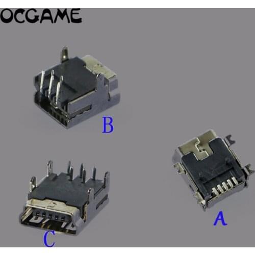 30PCS/LOT Power Charging Connector Port Power Charger Socket mini usb data charger port for PS3 wireless controller OCGAME