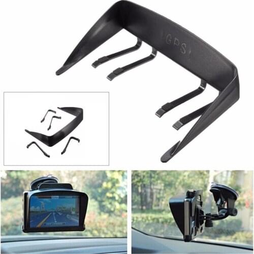 7 Inch Sun Shade Sunshield Visor Cover Anti Sun Car GPS Navigator Protector GPS Protector Plastic Non-toxic Car Accessories