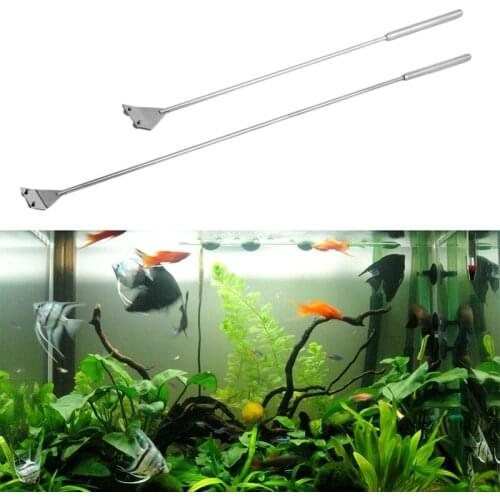 Aquarium Fish Tank Stainless Steel Algae Coralline Scraper Blade Cleaner Tool for aquarium
