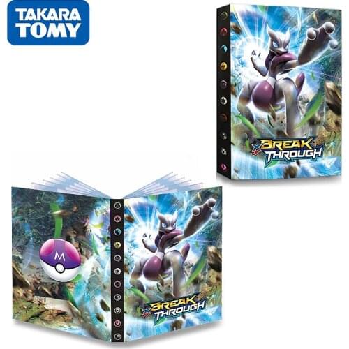 324Pcs Holder Album Toys Pokemon Collections Cards Book Top Loaded List Capacity Binder Folder Pokemons Toys for Gifts Kid