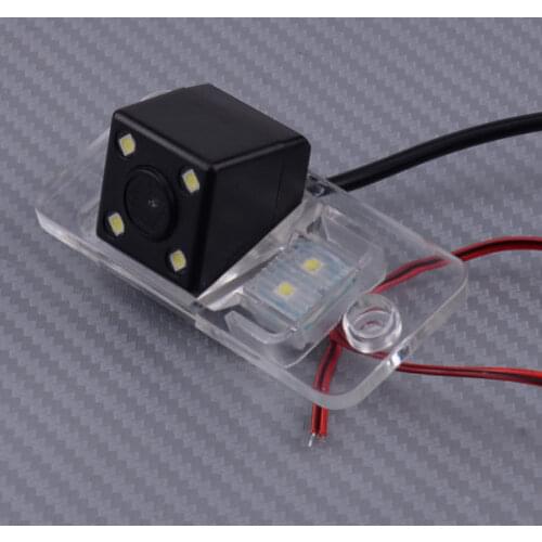 CCD 4 LED Night Vision Backup Rear View Camera fit for Audi A1 A3 A4 S4 RS4 A5 S5 RS5 Q5 A6 S6 A7 S7 TT 2010-2012 2013 2014 2015