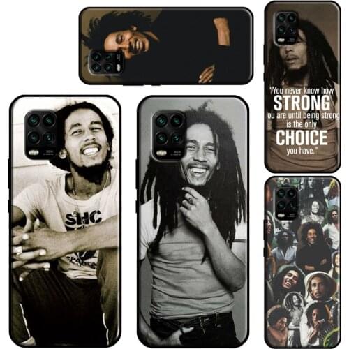 Bob Marley Quotes Rasta Reggae Case For Xiaomi Mi 11 Lite 10 9 9T 10T Pro A3 11 Ultra POCO M3 X3 Pro F2 F3 Phone Fundas