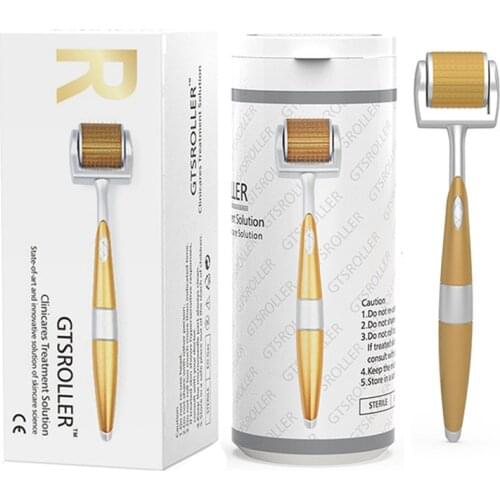 ZGTS 192 Derma Roller Microneedling 0.2/0.25/0.3mm Needles Length Titanium Dermoroller Microniddle Roller For Face Hair Growth