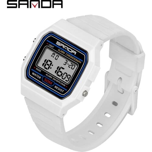 SANDA Kids Watches Anti-Shock 5Bar Waterproof Outdoor Sport Children Watches Fashion Digital Watch Relogio Masculino