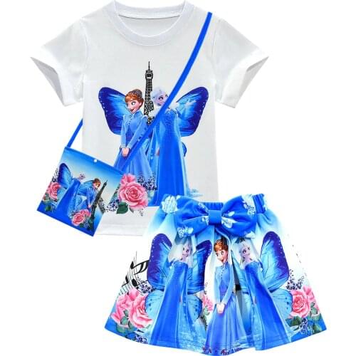 Disney dolls original figure frozen Elsa Anna Girls Dress Kids frozen Dresses Princess Elsa Party Dresses Anna Costume gift