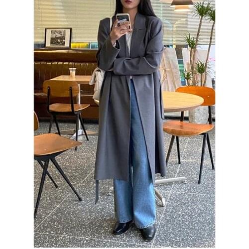 Женские длинные тренчи EAHILINCEA China At AliExpress