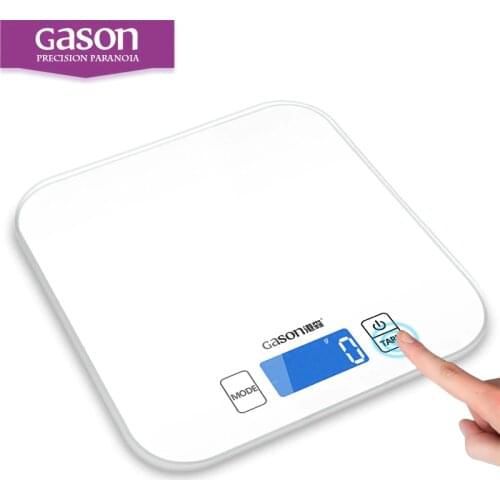GASON C1 Kitchen Scale Electronic Precision Mini Measure Tools Balance Digital Gram Cooking Food Glass LCD Display 15kg/1g