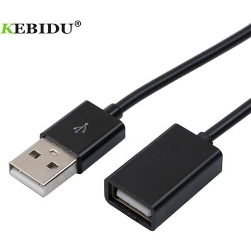 Kebidu Newest USB Extension Cable 2.0 A Male to Female Connector Adapter Data Extender Charge Extra Cable For PC Laptop Computer