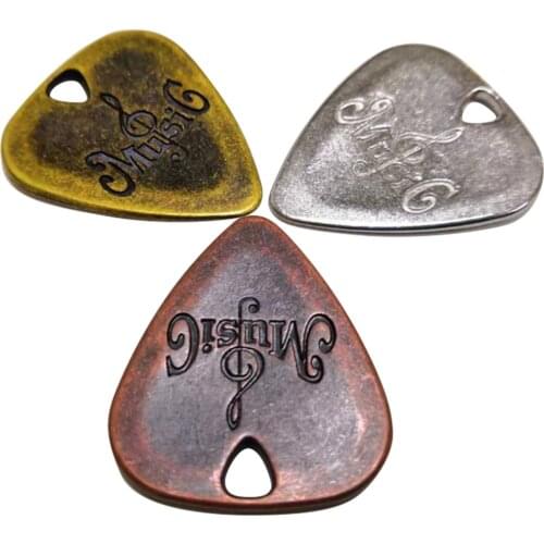 Classic Durable Zinc Alloy Guitar Pick Plectrum for Electric Guitar Musical Instrument Stringed Instruments Accessory