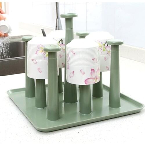 Kitchen, living room, tea cup, water cup, coffee cup, drain, storage rack