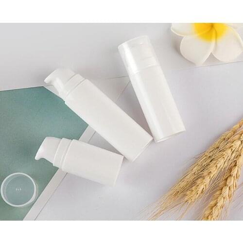 Mini 5ml 10ml 15ml Plastic Airless Bottle Empty Cosmetic Containers clear Cap Cosmetic Packaging 10 pcs/lot