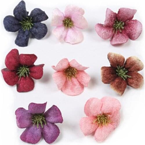 50/100pcs 5CM Multicolor Daisy Flower Head Mini velvet Artificial Flower for Wedding Party Home Decoration DIY Wreath Headdres