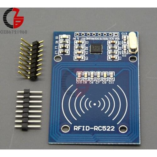 RFID Module RC522 Kits S50 13.56 MHz 6CM SPI Write and Read for Arduino UNO 2560 without Tag