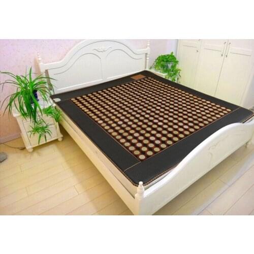 Infrared heating jade mattress new style jade heating cushion jade stone heating mattress Free Gift eye cover