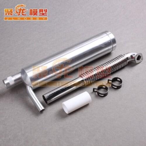 New Muffler Canister Set With Smoke for DLE/DLA /EME 26-35cc Gas Engines Free shipping