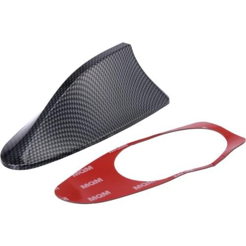 Fit for BMW Ford VW Hyundai Benz Auto Radio Aerial Imitation Carbon Fiber Antennas Car Shark Fin Antenna Signal Aerials