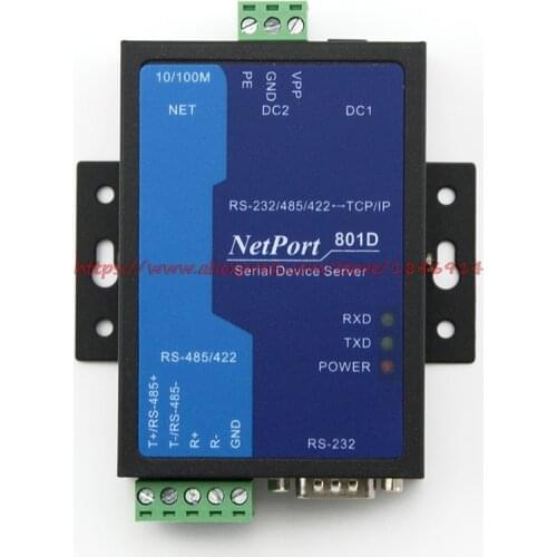 Industrial Serial Server MODBUS gateway RS485/422/232 to Ethernet module NP801D