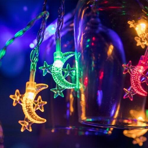 Star Moon LED String Light Fairy Lights Power By Solar/USB/Battery Garland String Novelty Light for Wedding Christmas Home Decor