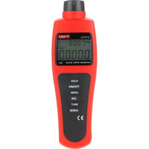 UNI-T UT372 Non-Contact Digital Tachometers LCD Display Digital USB Interface Range 10RPM-99999RPM