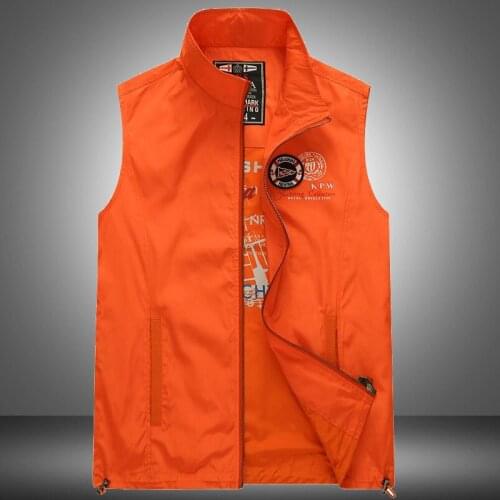 Man Women Thin Climbing Camping Fishing Vest Outdoor Solid Color Sports Walking Hiking Trekking Waistcoat Coat Cargo Jacket