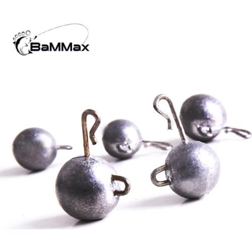 Bammax 10pcs 2.8g Universal lead jig head Weight Match crank hook fly fishhooks carp fishing accessories counterweight