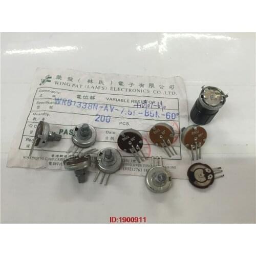 5pcs/lot WF WRB1338N-AV-7.5F-B5K B502 B5K Potentiometer 60 degree half handle 11