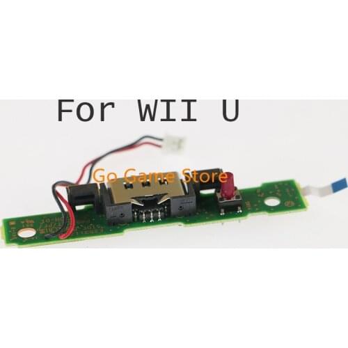 5pcs for WII U WiiU console Power Socket Charging connector DC Jack charger socket with PCB Board