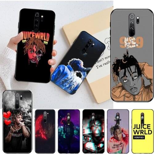 CUTEWANAN Q16 Juice WRLD Soft Phone Case Cover for Redmi Note 9 8 8T 8A 7 6 6A Go Pro Max Redmi 9 K20