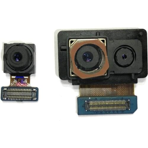 Front small facing Selfie camera/back main camera rear camera For Samsung Galaxy J8 (2018) J810F J810G J810Y J810DS