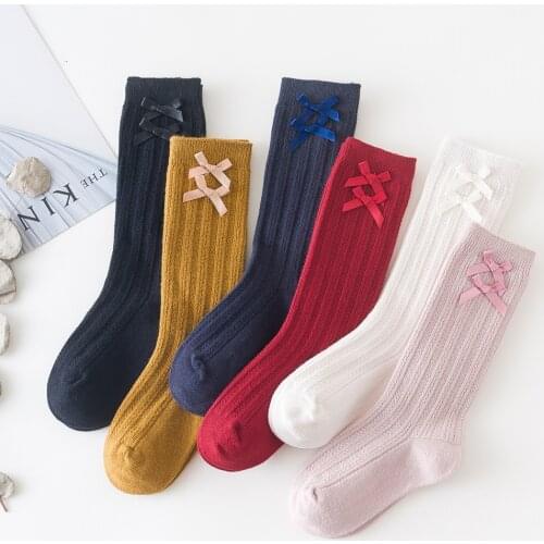 6pcs/lot Girls Stockings Knee High Long Tights High Quality Fashion Kids Clothes Children Accesories 3-12Y