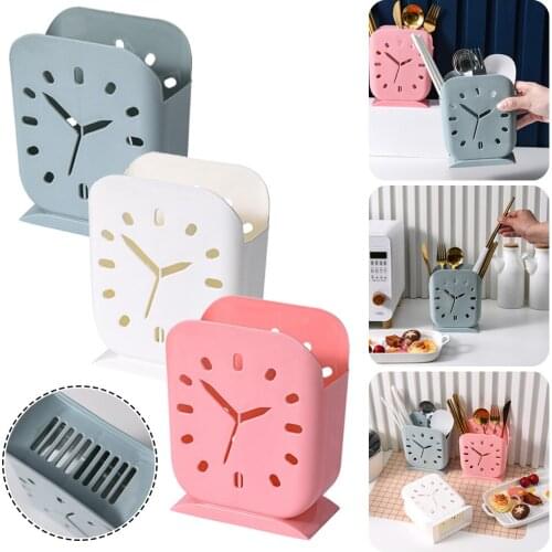 Kitchen Organizer Nordic Plastic Utensils Holder Storage Rack Chopsticks Fork Spoon Spatula Holder Countertop Organizer Dropship