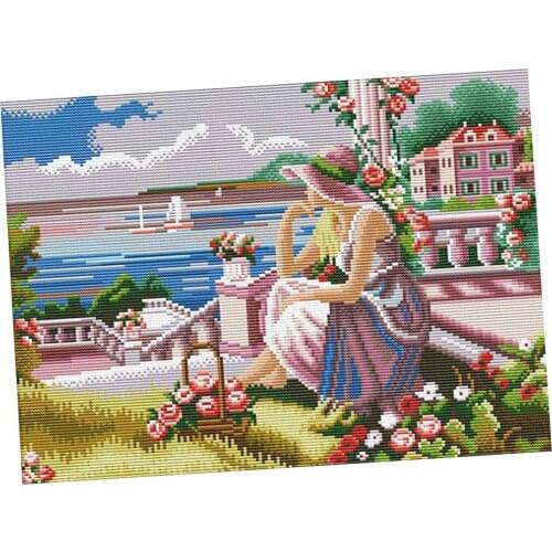 Lovely Embroidery Set Pretty Girl Embroidery Set for Children & Beginners