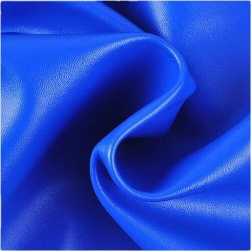 Width 54'' Lamb Soft Elastic Waterproof Artificial Leather Fabric By The Yard For Clothing Bags Sofas Material
