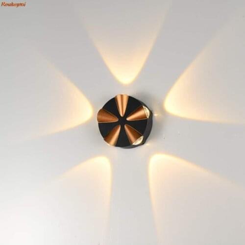 Garden porche corridor lighting IP65 waterproof up down wall light for home stair terraze wall lamp outdoor luz exterior pared