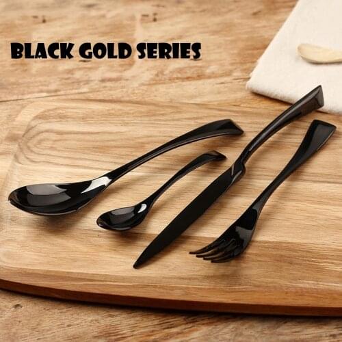 Western style stainless steel knife, fork, spoon, four piece gift set, steak knife and main dining knife are optional