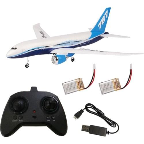 DIY Remote Control Aircraft EPP RC Drone Boeings 787 Model 2.4G 3 Channel Remote Control Airplane For Kids Gift