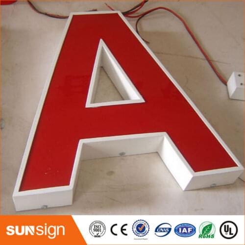 Sunsign customized 3D Acrylic Frontlit Led Company logo Sign