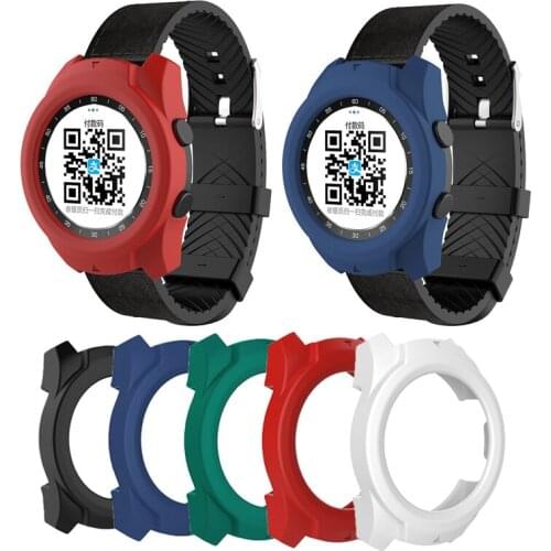 Silicone Soft Shell Edge Glass Screen Protector Case Frame For Ticwatch Pro 2020 Smart Watch Protective Bumper Cover Accessories