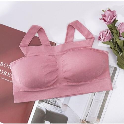 Women Cute Tube Top 4 Kinds Of Wearing V-shaped Chest Wrap Without Underwire Lace Bra Hot Hot