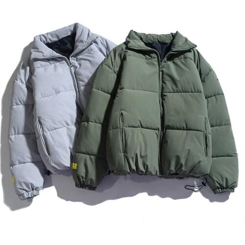 Winter Jacket Coat Mens Casual Warm Parka Solid Thick Men Outerwear Long Sleeve Male Zipper Windproof Overcoat 2021 Fashion New