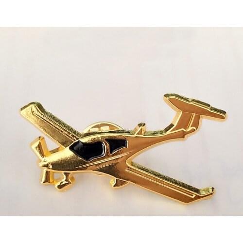 Gold Plane Badge Airline Pilot Captain Shirts Uniform Accessories Navy Aviation Metal Badges