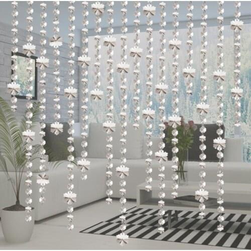 10m/lot 14mm Octagon crystal beads for Chandeliers Hanging Multi-color Multiple spec Customizable crystal bead curtain