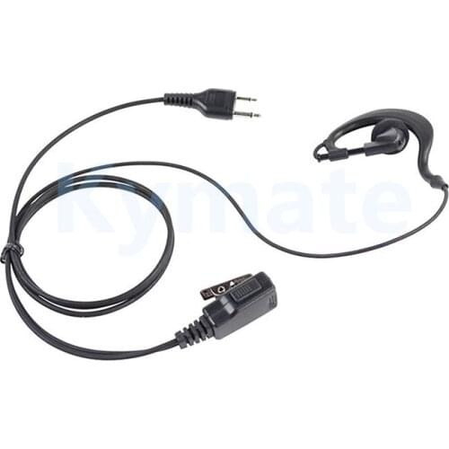 1PIN black Large PTT headphones for Maxon SL25, SL55, SL70, V8 F21 F11 V82 V85 F26 F22 IC-02AT IC-03AT IC-04AT IC-2GXAT radios