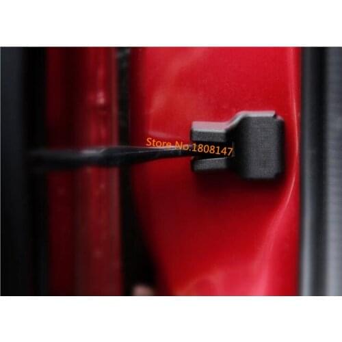 For Mazda CX-3 CX3 2017 2018 2019 2020 car anti rust water proof Door lock key keys Plastic buckle Limit device trim 4pcs