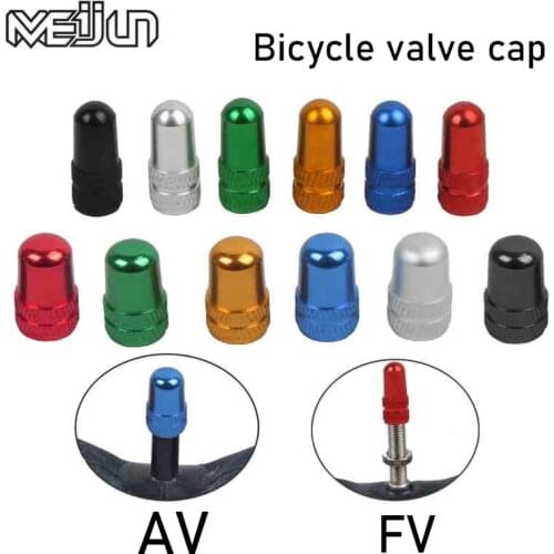 8PCS Bike Presta alve Cap Durable Bicycle Fixie MTB Wheel Rim Tyre Stem Air Valve Caps Dust Cover Cycling Accessories