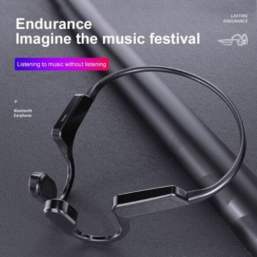 5.1 Bluetooth Headphones X1 Sport Wireless Headset Ear Hook Air Bone Conduction Principle Stereo HIFI Earphones With Microphone