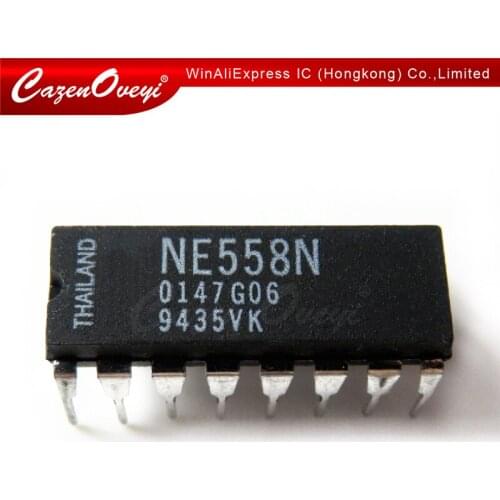 5pcs/lot NE558N NE558 DIP-16 In Stock