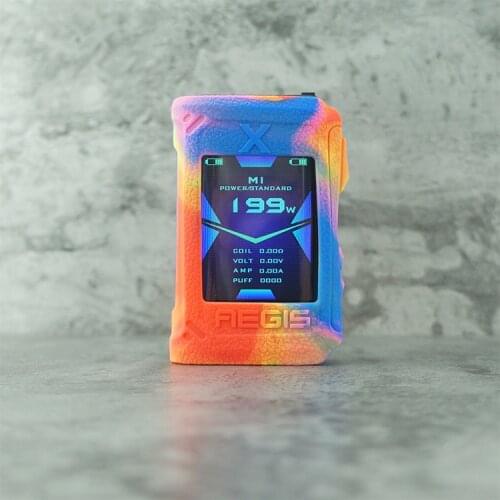 5pcs Texture case for Geekvape Aegis X Vape silicone skin rubber sleeve protective cover fit Aegis-X